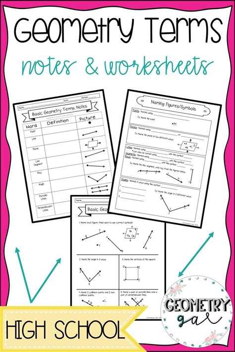 Geometry 25 Worksheet Answers