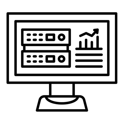 Ícono de análisis de datos Vector Premium