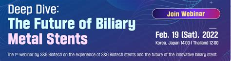 Webinar S And G Bio Product