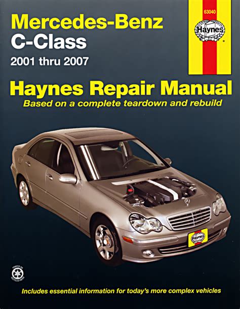 Mercedes Benz C Haynes Repair Manuals Guides