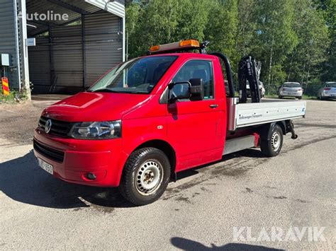 Buy Volkswagen Transporter Flatbed Truck By Auction Sweden Karlstad Tq40282