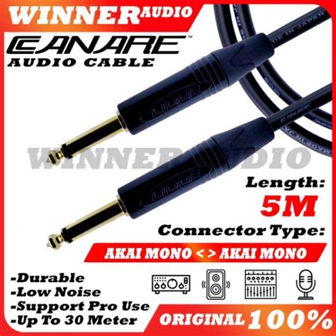 Jual Kabel Audio Canare Original Jack Mm Akai Mono To Mono M Di