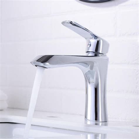 Basin Sink Bathroom Faucet Deck Mounted Hot Cold Water Basin Mixer Basin Sink Bathroom