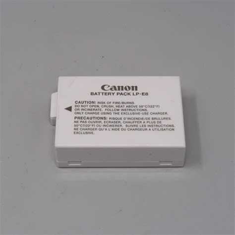 Genuine Canon Lp E8 Lc E8 Battery For Canon T2i T3i T4i T5i 550d 600d