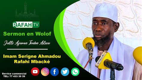 Khoutba Imam Serigne Ahmadou Rafahi MBACKE YouTube