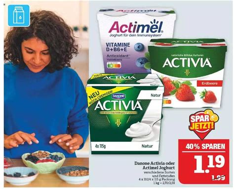 Danone Activia Oder Actimel Joghurt Angebot Bei Marktkauf Prospekte De