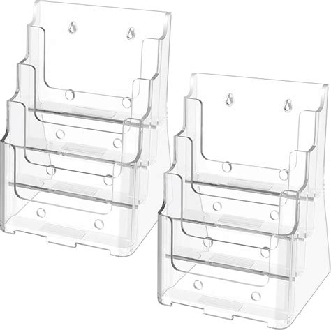 Amazon Maxgear Acrylic Brochure Holder Tier X Inches