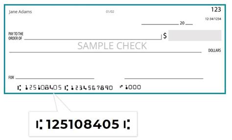 Routing Number | 125108405