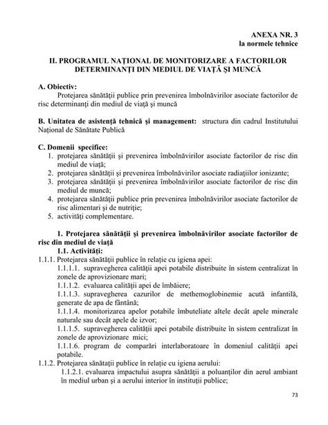 PDF ANEXA NR 3 DETERMINANŢI DIN MEDIUL DE VIAŢĂ ŞI 3 la norme