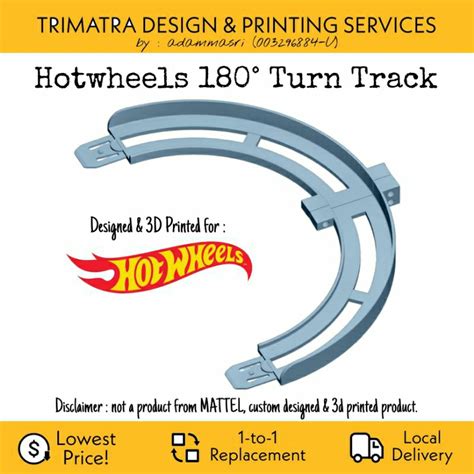 Hot Wheels Degree Turn Track Single Lane Hotwheels Builder Unlimited Screws Included