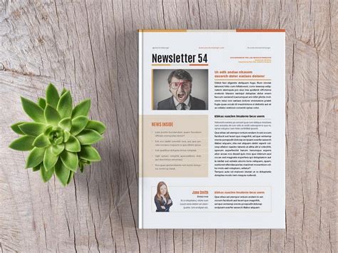 Best Indesign Newsletter Templates Free Premium