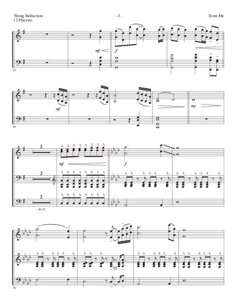 Even Me Choral Anthem SATB String Reduction Sheet Music PDF Lillenas