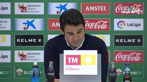 Rueda De Prensa De Alberto Toril Tras El Elche Cf Vs Ud Almer A