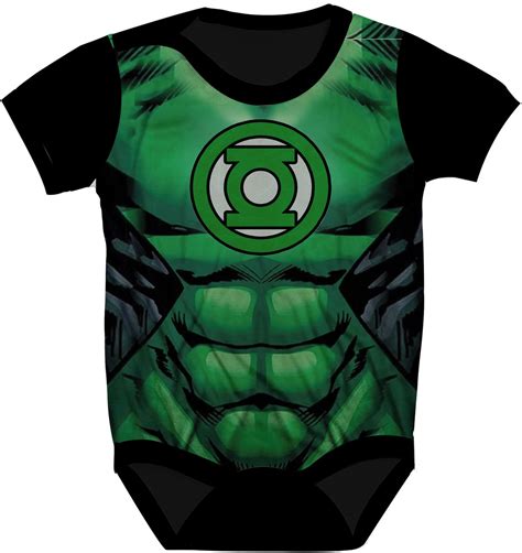 Body Bodies Lanterna Verde Heroi Uniforme Bebê Baby2 Fv Elo7