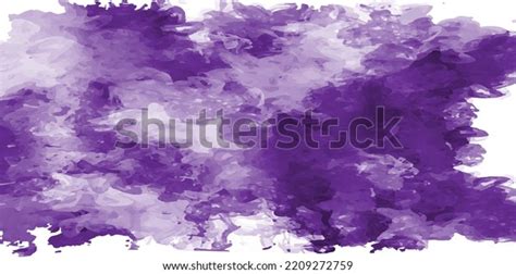 Handmade Illustration Purple Watercolor Stock Vector (Royalty Free ...