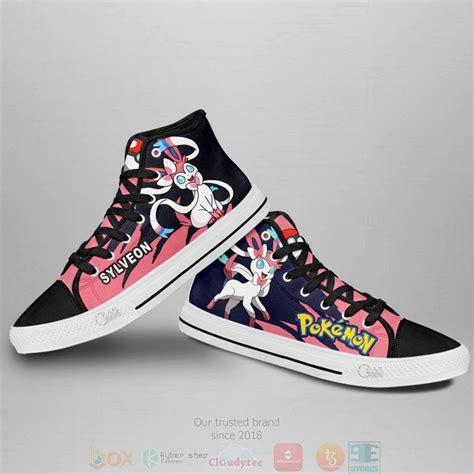 HOT Pokemon Sylveon Anime Canvas High Top Sneaker Express Your Unique Style With BoxBoxShirt