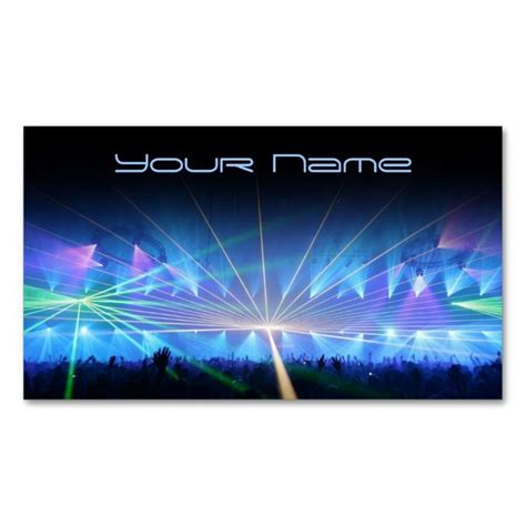 DJ Business Card | Dj business cards, Music business cards, Customizable business cards