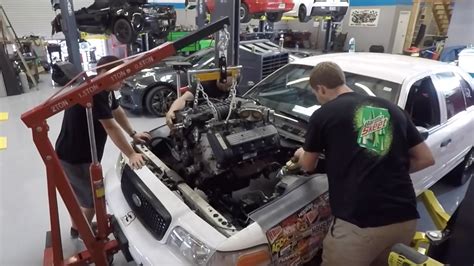 Crown Vic With A Shelby Gt500 Supercharged V8 Part 2 Engine Swap Depot