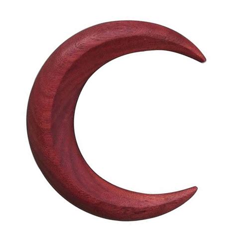 Hand Carved Crescent Moon Hair Fork Wooden Crescent Moon Hairpin For