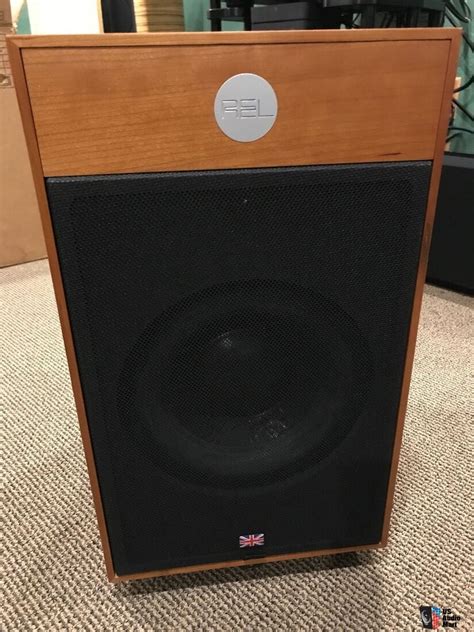 REL Acoustics Britannia B2 Subwoofer In Cherry REDUCED Photo