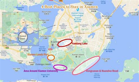 Xiamen China Map