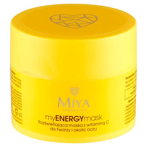 Miya Cosmetics MyEnergyMask rozświetlająca maska z witaminą C do twarzy ...