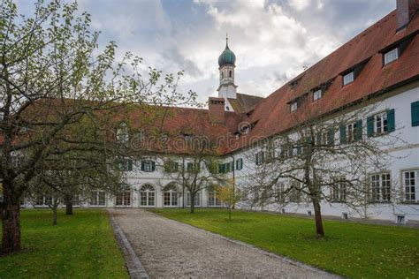 Franciscan Monastery And Church Fussen Bavaria Germany Editorial