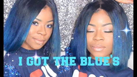 How To Blue Hair Makeup Youtube