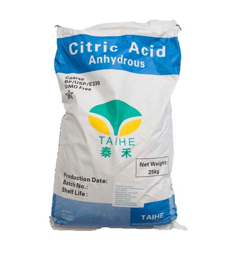 Citric Acid Anhydrous E330 25kg