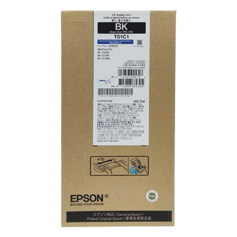 Tinta Epson T01C120 Negro WF C579R Original G Limagars Peru