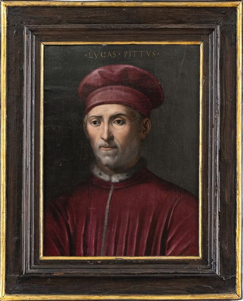 Giorgio Vasari Portrait Of The Florentine Gonfalonier Luca Pitti