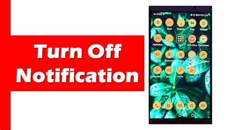 How To Turn Off Or Disable Notifications On Android Phone Youtube