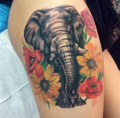 75 Big And Small Elephant Tattoo Ideas Brighter Craft Elephant