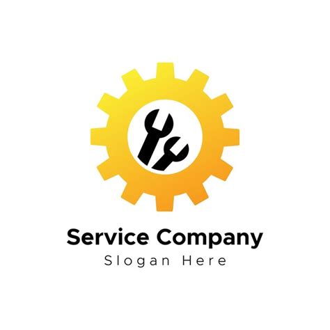 Premium Vector Gear And Wrench Logo For Service Company Vector Design