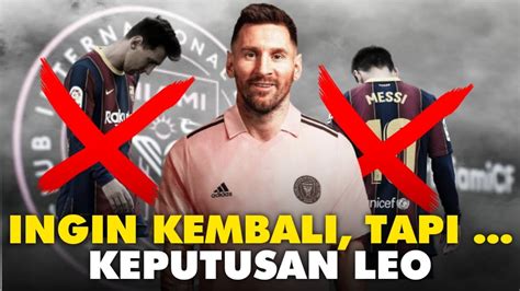 Messi Ungkap Alasan Tolak Barcelona Dan Memilih Klub MLS Inter Miami