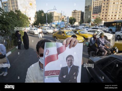 A Supporter Of Presidential Elections Candidate Abdolnaser Hemmati