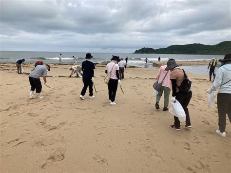 大田市海岸を美しくする活動（海岸一斉清掃）に参加しました 亀の子セルプ 社会福祉法人 亀の子