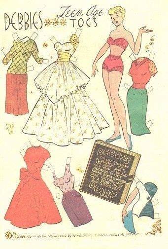 Debby Paper Doll From Katy Keene EBay Pinterest