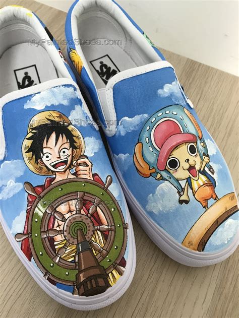 One Piece Vans Anime Vans Custom Vans Hand Painted Shoes