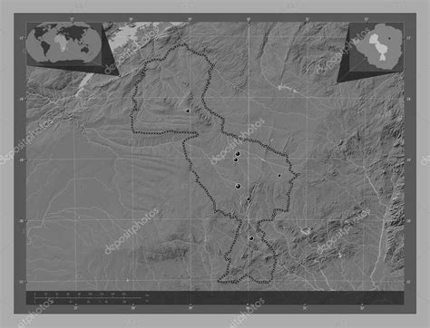 Midlands Provincia De Zimbabwe Mapa De Elevaci N De Bilevel Con Lagos