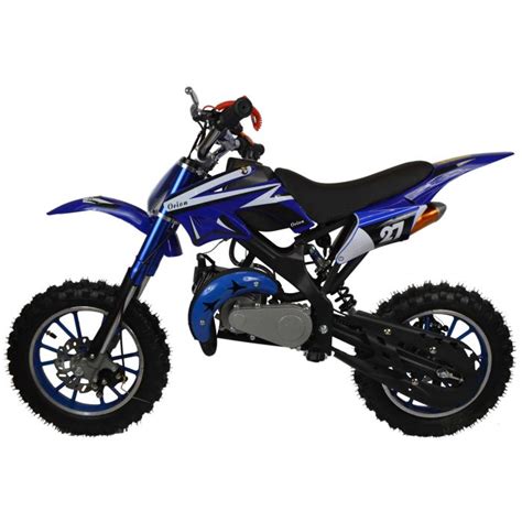 Zipper 50cc Mini Petrol Kids Dirt Bike Blue