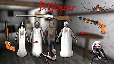 All DVloper Shotguns In All DVloper Games Granny Granny 2 Granny 3