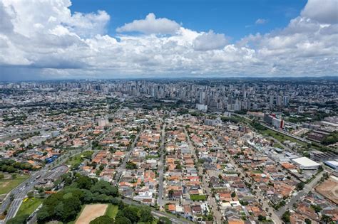 Premium Photo | Aerial view of the city of curitiba parana brazil