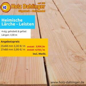 Heimische L Rche Leisten Holz Dahlinger