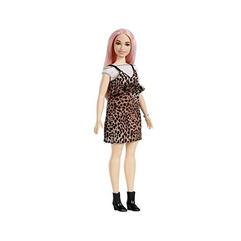 Barbie Fashionistas Poup E Mannequin Avec Longs Cheveux Roses E