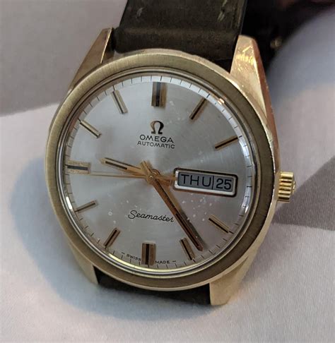 Wts Omega Seamaster Day Date Vintage 166032 Gold Rwatchexchange