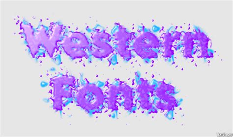 Western Fonts Text Effect and Logo Design Font