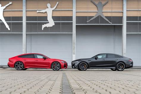 Audi RS7 Sportback 4 0 TFSI V8 Vs Mercedes AMG GT 4 Door Coupe 63 S