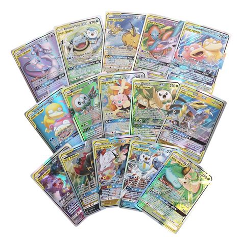 Pcs Pokemon Gx Trading Cards Set Vmax Tag Team Shining Game