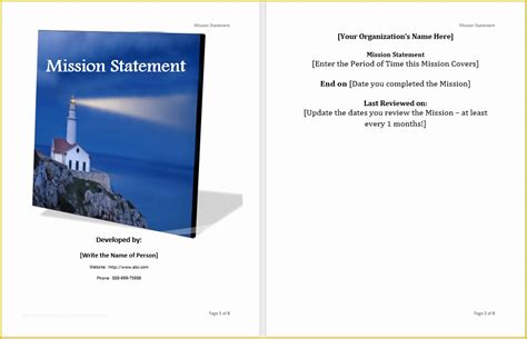 Mission Statement Template Free Of Mission Statement Template Microsoft ...